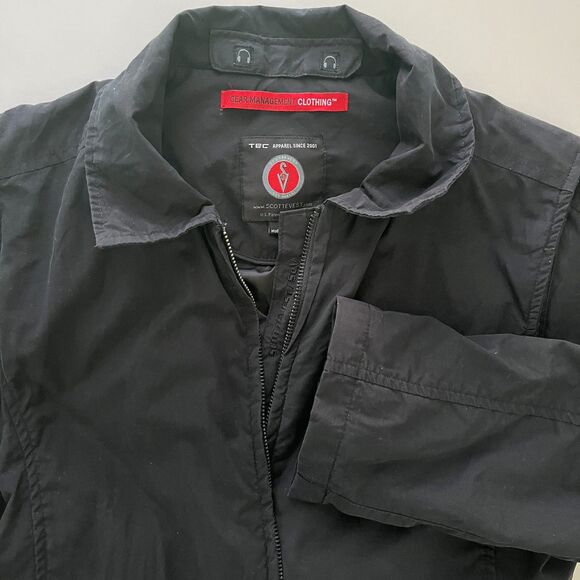 SCOTTeVEST Jacket Medium Convertible Vest Techwear Womens Pockets Utility - Picture 1 of 14